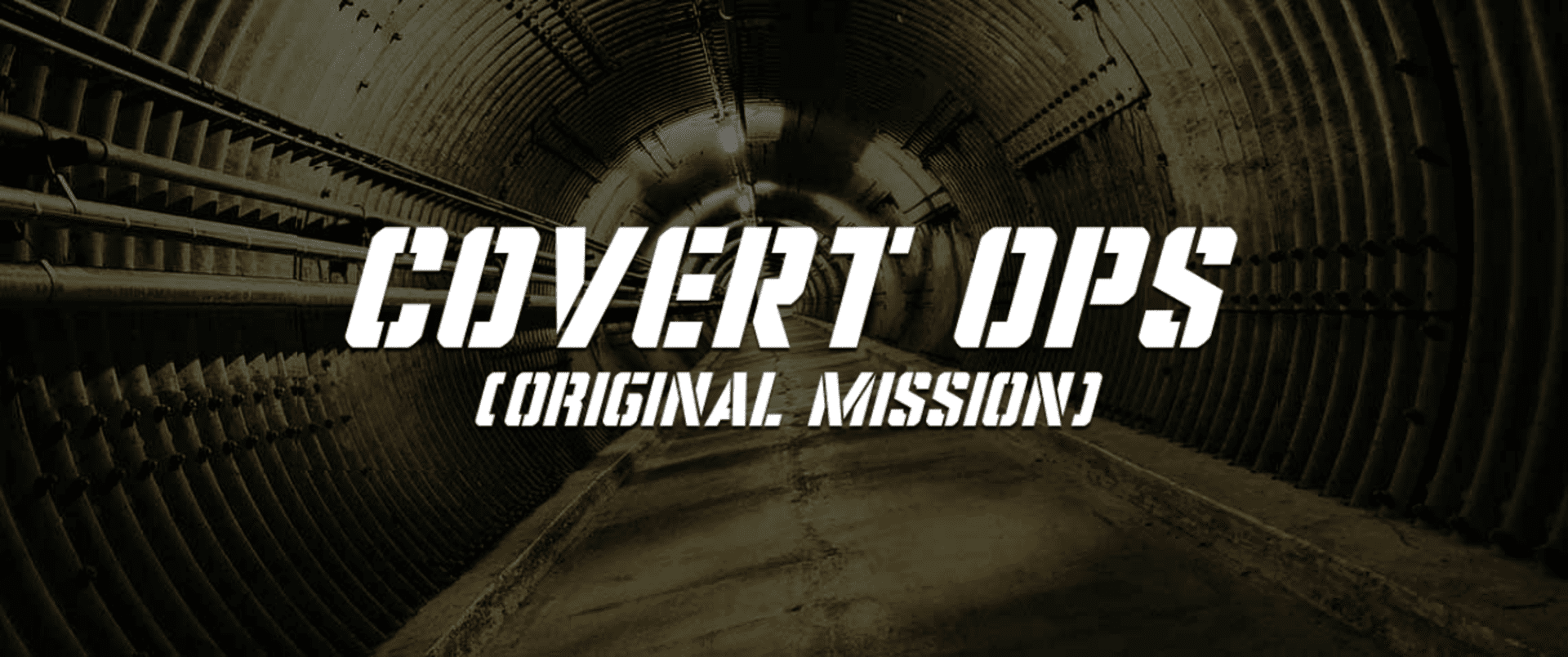 Title screen for a game or media called 'Covert Ops: Original Missions'.