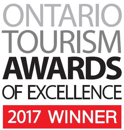 Ontario Tourism Awards of Excellence 2017 Winner logo.