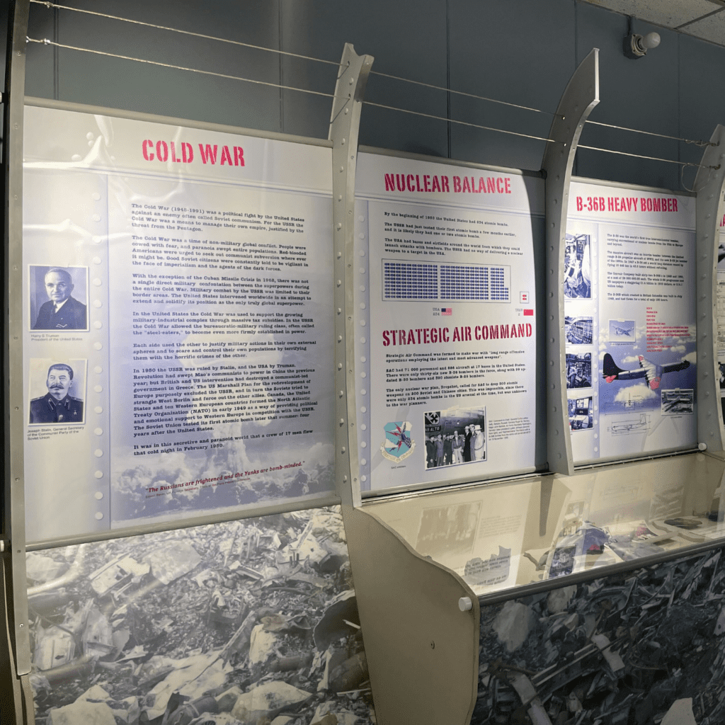 Exhibition in the Diefenbunker Museum