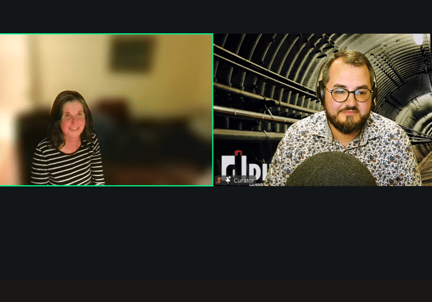 Dr. Isabel Campbell speaks on Zoom with Diefenbunker Curator Sean Campbell.